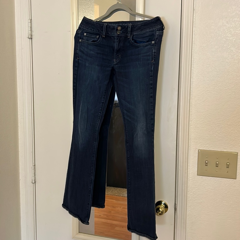 American Eagle Artist Stretch Dark Wash Jeans